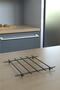 Service Presentation Set Towel Holder Napkin Holder Trivet Full Shiny Stainless Steel Set of 3 Kitchen - 5