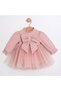 Judy Baby Girl Dress with Bow Detail on the Front and Tutu Skirt