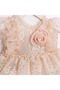 Bony Lace Baby Girl Romper with Hair Accessory - 3