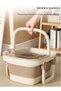 Collapsible Foot Bath Basin with Lid and Hidden Handle - 3