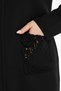 Knitwear Plus Size Steel Knit Handmade Crochet Mother Long Thick Oversized Thick Winter Mother Black Cardigan - 3