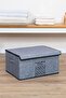 Gray Maxi Box - Felt Lid, 47X37X24 Cm, 3 Pcs - 6