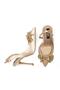 Women's High Heel Stone-Embellished Bow Satin Evening Shoes 350 - 3