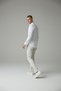 Slim Fit Plain White Long Sleeve Shirt - 2