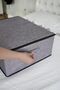 2 Pieces under Bed Felt Covered Organizer Box 50X40X19 - 4