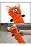 Foxy Squeaky Plush Dog Toy - Dog Toy with Fox Figure - 6