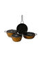 Azalea 7 Piece Granite Cookware Set Gold - 2