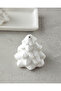 Christmas Tree Dolomite 2'Li Salt Shaker - Pepper Shaker 6X14 cm White - 3