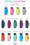 2-Piece Tritan Flask Set 650 ml 14 Different Color Options Fiftyfifty -3037Seta - 2