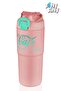 2-piece steel thermos-coffee cup set 750ml dual use thermos//450ml mug coffee cup - 2
