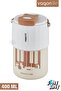 400 ML Coffee Cup - With Straw and Stainless Steel Thermos, Comfortable Drinking - With Handle-FFVGN20 - 2