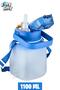 Tritan 1100 Ml Children's Water Bottle with Strap-With/Without Straw-With Sticker Gift - 2