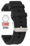 24mm Fossil-Welder-Casio-Seiko-Omega-Armani Watch Compatible Silicone Watch Band Strap Mslk24 - 2
