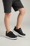Unisex Boys and Girls Black Color Lightweight and Flexible Sneaker Sports Shoes - 2