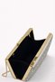 Women's Evening Dress Clutch Bag Stoned Silver Y0512 - 4