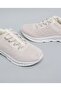 Women Sand Mesh Detail Lace Up Sneakers - 3