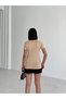 Women's 3-Piece Cycling Short Sleeve Beige Black Bitter Coffee Cotton Body Crew Neck Body T-Shirt T-Shirt Slim - 4