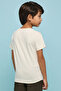 Printed T-Shirt with Crew Neck and Short Sleeves - 5