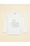 Girls Ivory Embroidered Clothing Set - 2