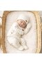 7-Piece Organic Cotton Newborn Baby Boy Hospital Discharge Bodysuit Set 0-3 Months (with Blanket) - 4