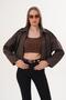 Women's Epaulet Bomber Jacket - 260183 - 265224 - 2