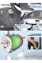 Office Chair with 6D Headrest, Recline & Rocking, Tilt Tension, Flip-Up Armrests with Lumbar Support - 3