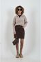 Mink polo neck braided sweater - 3