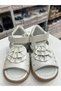 Genuine Leather White Daily Orthopedic Girls' Sandals - 7