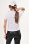 Women's Printed Detailed Crew Neck T-Shirt - 260069 - 5