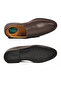 Brown Genuine Leather Men's Casual Shoes 301 m (Laceless) - 5