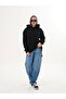 Hooded Plain Basic Sweatshirt - 3