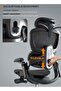 Office Chair with 6D Headrest, Recline & Rocking, Tilt Tension, Flip-Up Armrests with Lumbar Support - 5