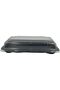 Black Base Sushi Container - 215x136x21mm Base with Lid, 5 Pieces - 3