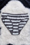 Women's Soft Textured Patterned Bikini Panties Set of 3 Nsa-58057 - 3