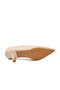 Beige Skin Thin Heeled Women's Heeled Shoes 695033 Z - 5