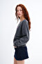 Kayık Yaka Sweatshirt S10606 - 4