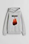 Rocky Balboa Printed Gray Hooded Sweatshirt Hoodie