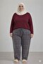 Patterned Battal Fleece Pajama Bottoms