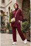 Shoulder Stone Oysho Fabric Double Set 0240-01 Claret Red