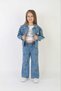 Girl's Cute Character Denim Set