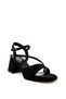 (Erbay) Thick Heeled Women's Evening Dress Shoes BLACK - 4