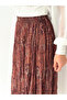 Women's Asymmetrical Chiffon Skirt with Elastic Waist - 7
