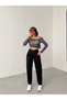 High Waist Black Full Fit m Mom Jeans