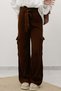 Cargo Pocket Knitwear Trousers Tsd260124 Brown - 2
