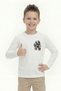 Printed Boy's Long Sleeve T-Shirt B4 - 2
