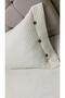 Ellsi Button Detailed Single Person Honeycomb Pique and Bedspread Set - 3
