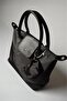 Charmlı Black Large Size Waterproof Parachute Fabric Women's Shoulder Bag - 5