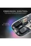 Transparent Wireless RGB Mouse - Black - 6