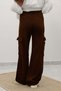 Cargo Pocket Knitwear Trousers Tsd260124 Brown - 6