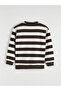 Lcw Kids Brown Crew Neck Nyc Printed Boys' Sweatshirt and Sweatpants - 4